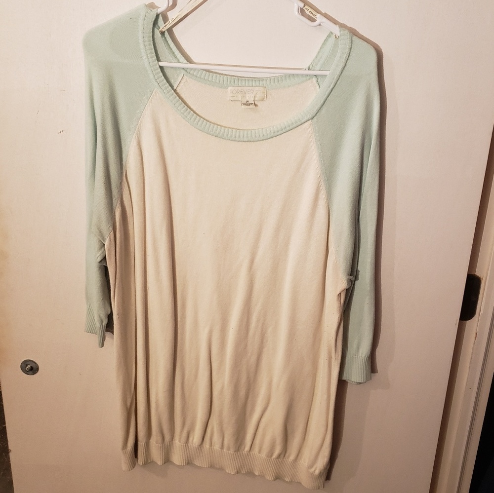 Forever 21+ baseball sweater
